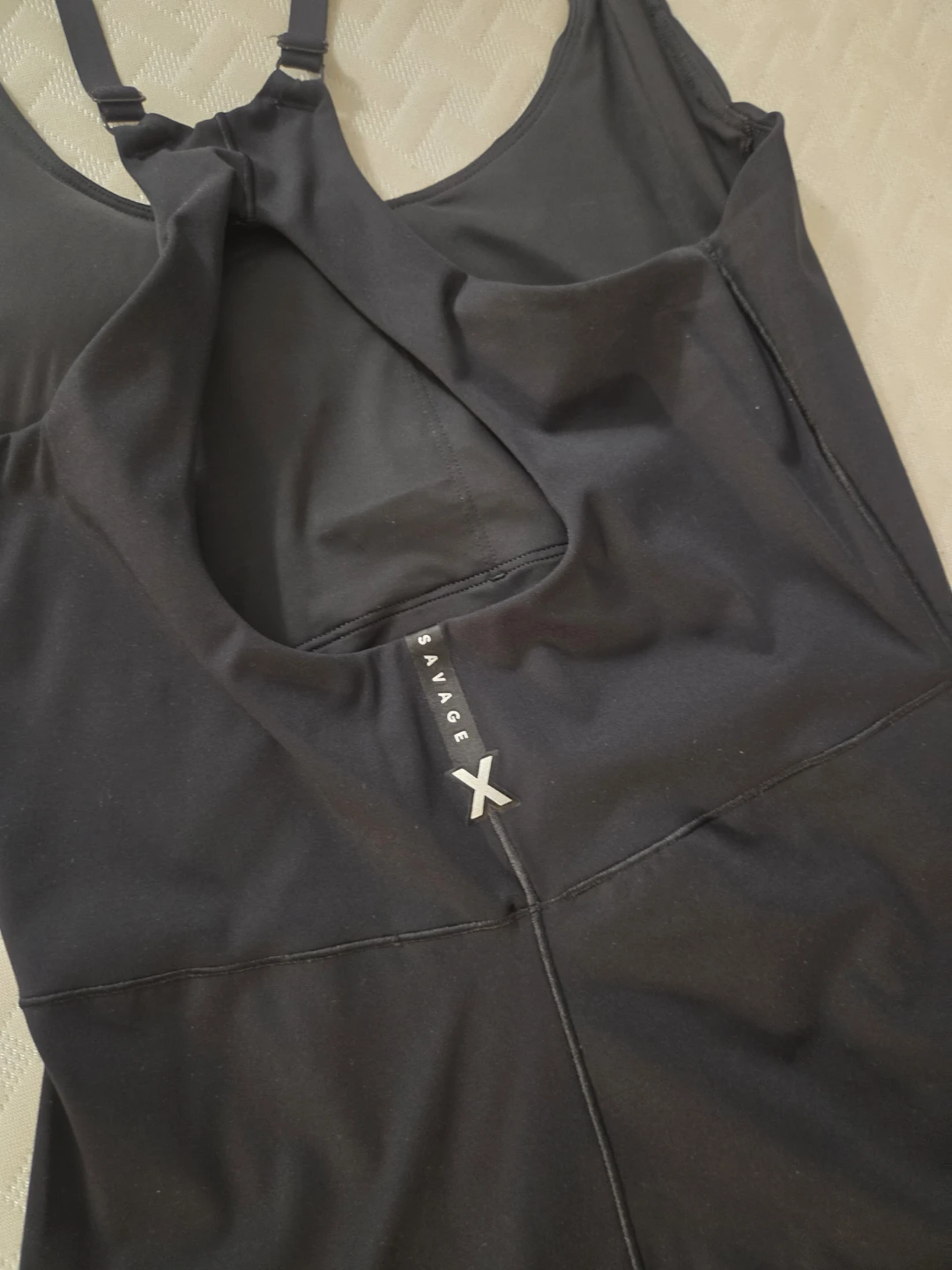 Savage X Fenty Black Athletic Bodysuit/Leggings Set - photo 3
