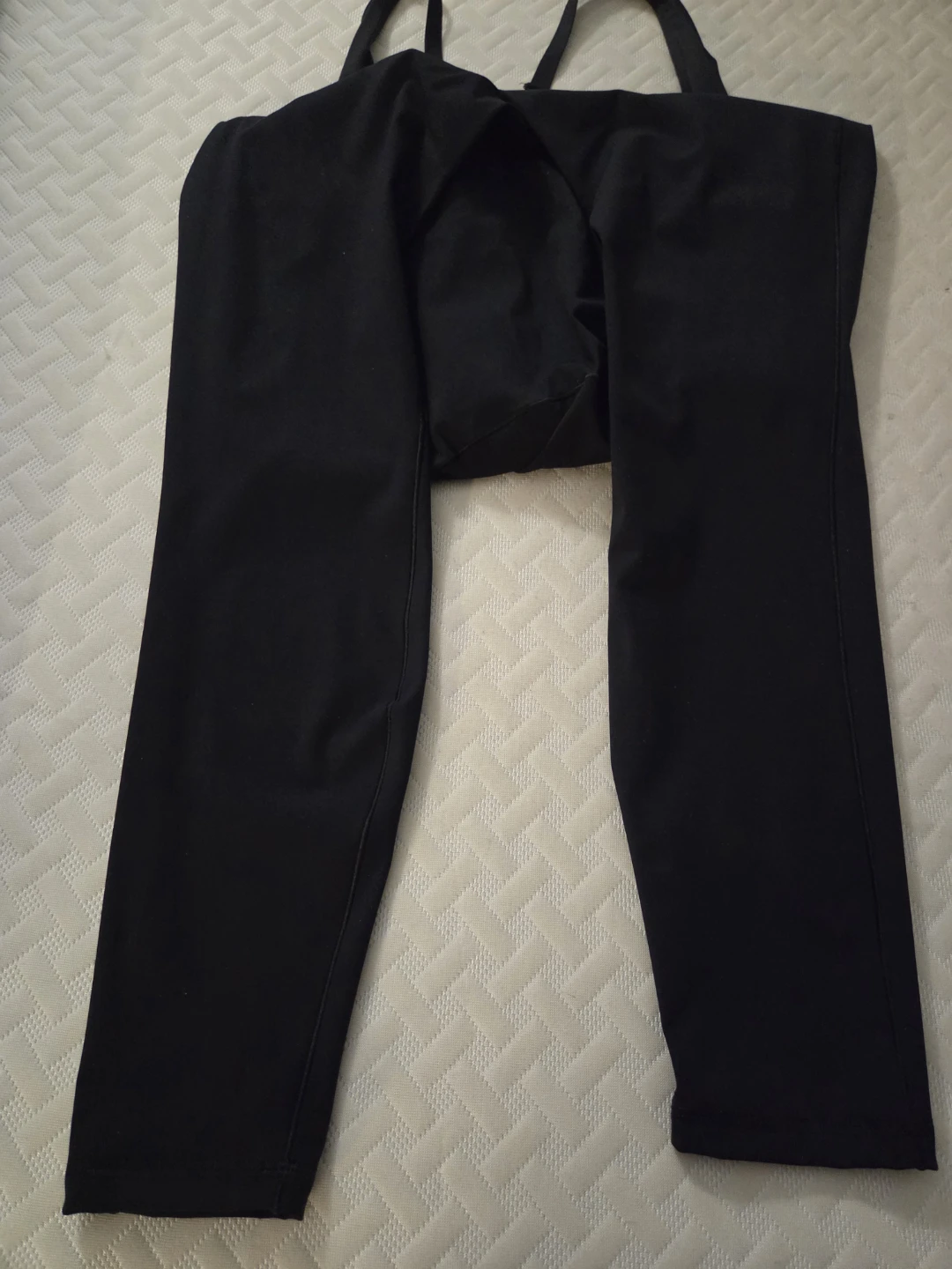 Savage X Fenty Black Athletic Bodysuit/Leggings Set - photo 4