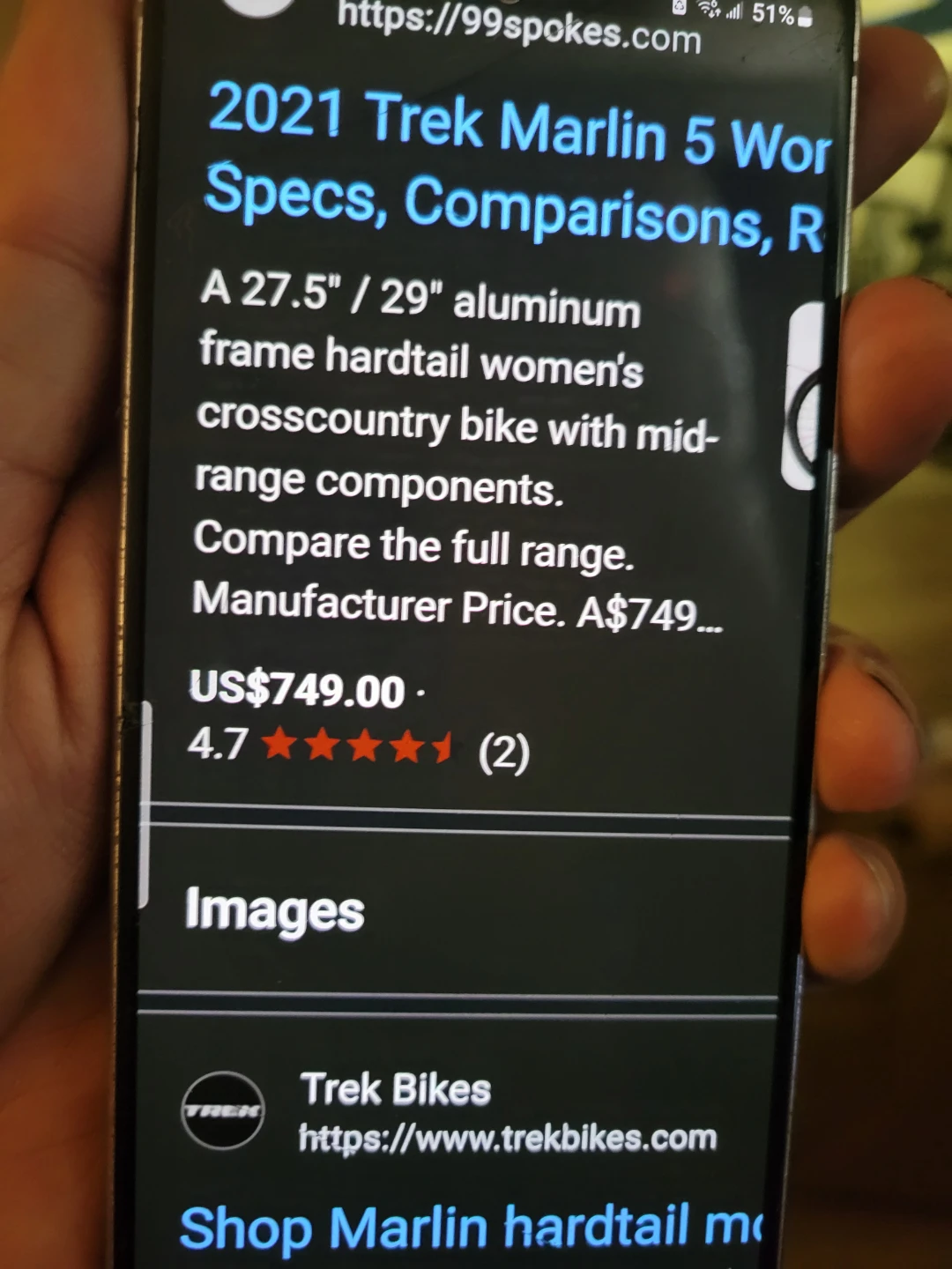 Trek Marlin Mountain Bike - photo 2