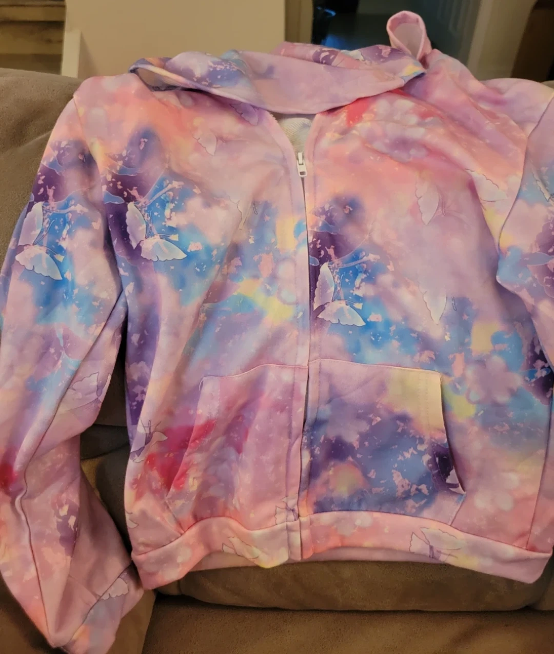 Kids Hoodie with Galaxy Print