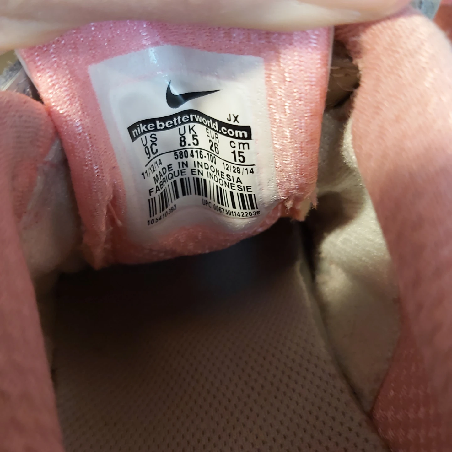 Nike 3 set kids running shoes size C9, C6, C7 - photo 4