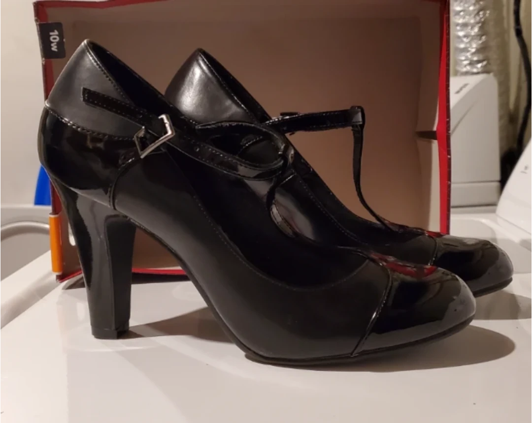 Black Heels - Size 10W