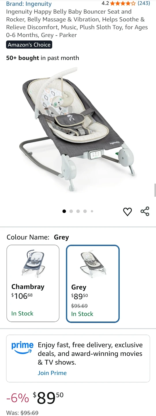 Ingenuity Baby Bouncer - photo 5