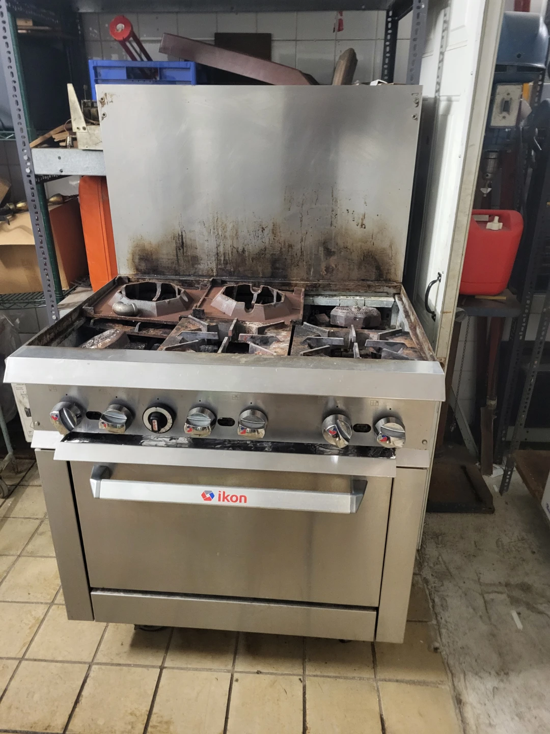 Ikon Commercial Gas Range Oven 6 Burner - photo 3