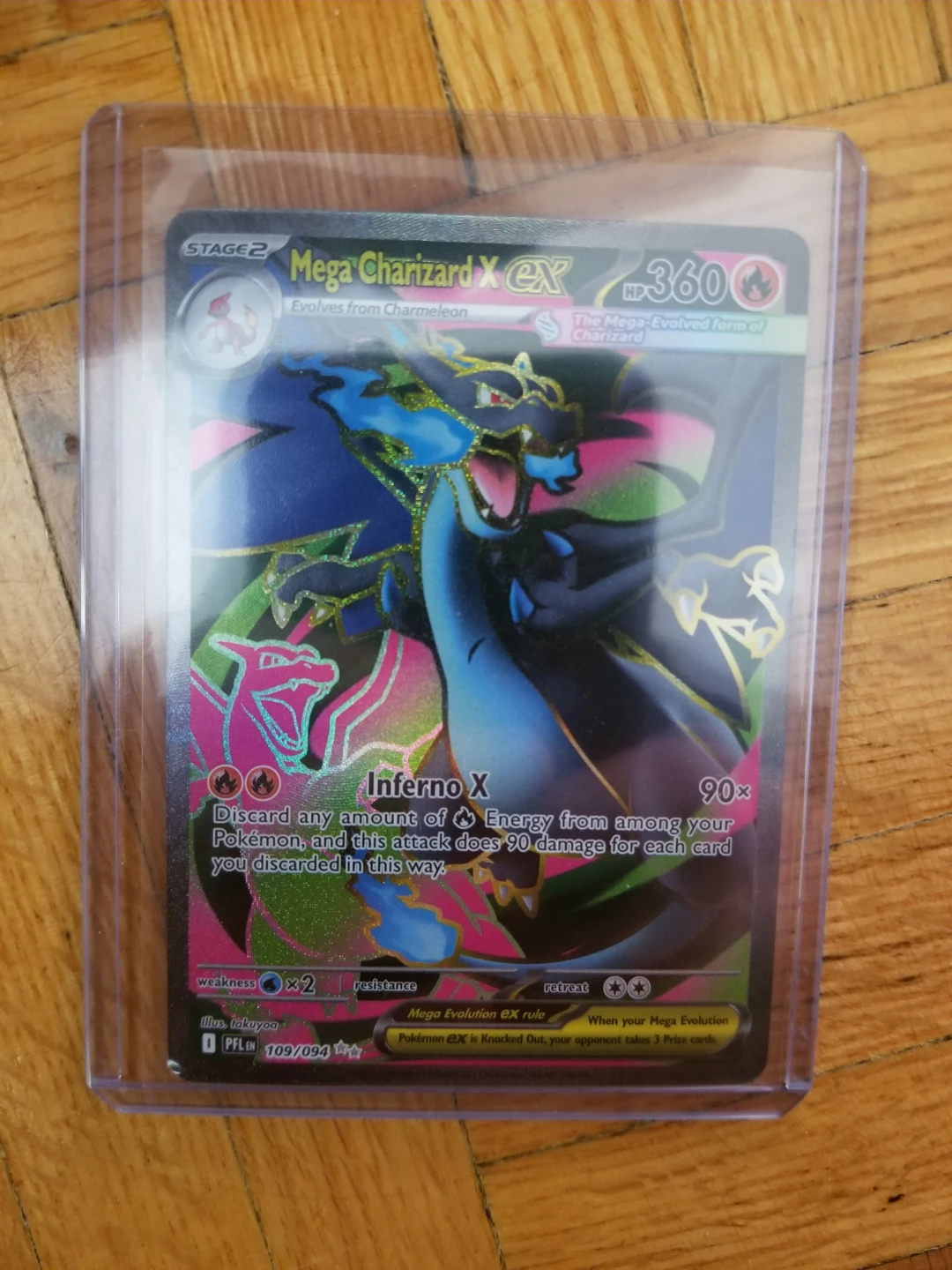 Pokemon TCG Mega Charizard-EX Card 109/094