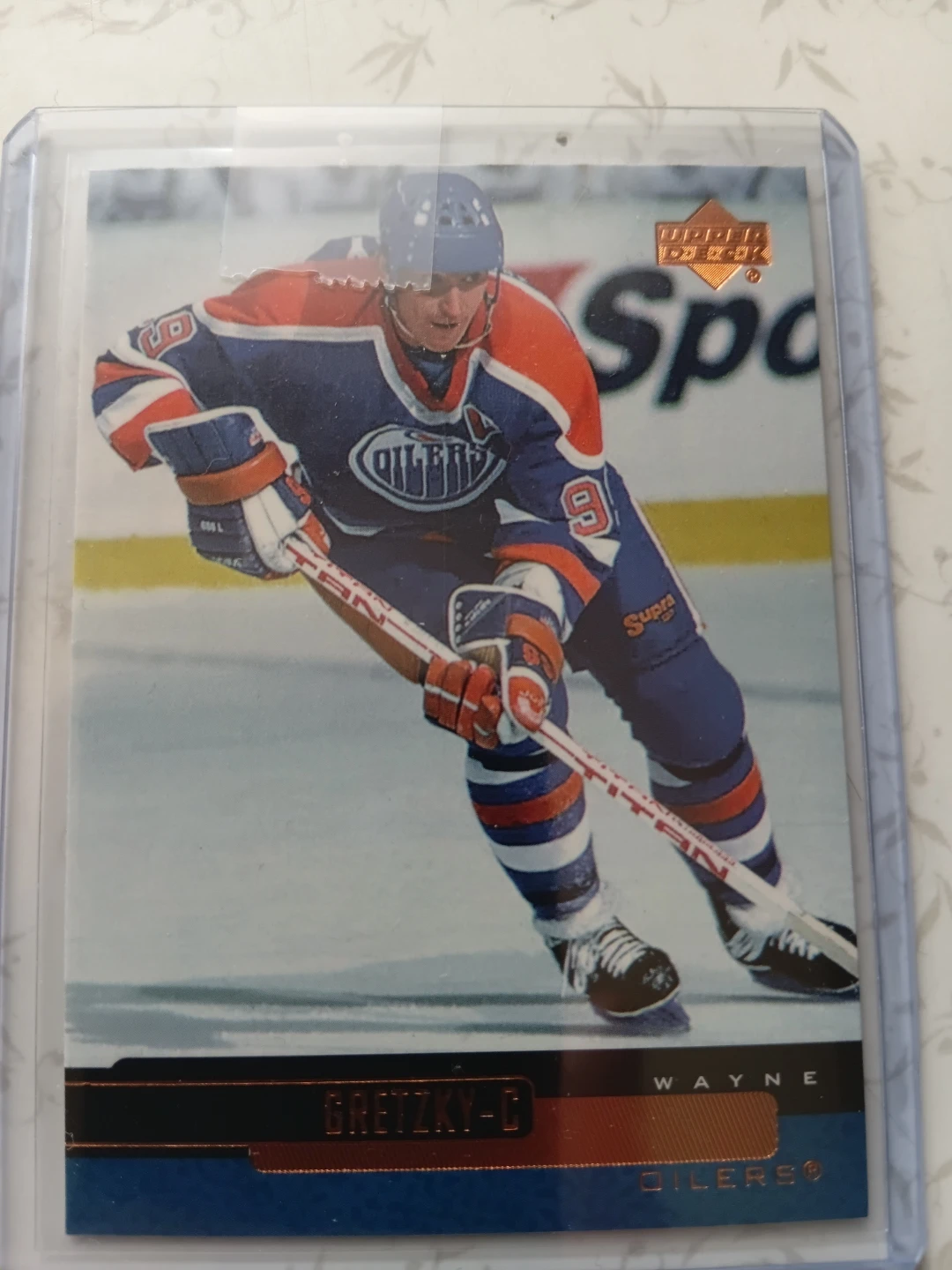 Wayne Gretzky 99 Oilers Hockey Card