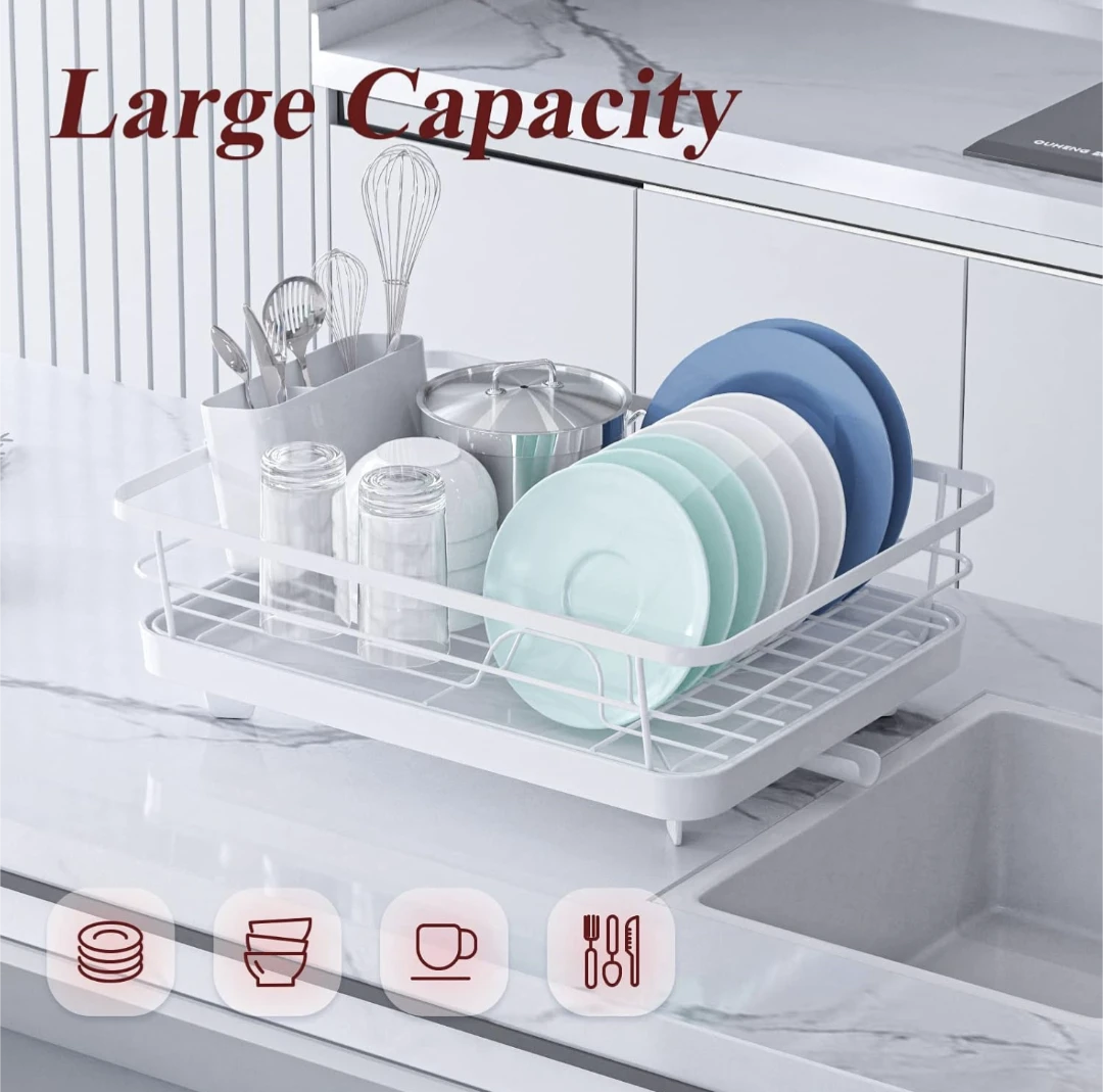 White 304 Stainless Steel Dish Drying Rack - photo 4