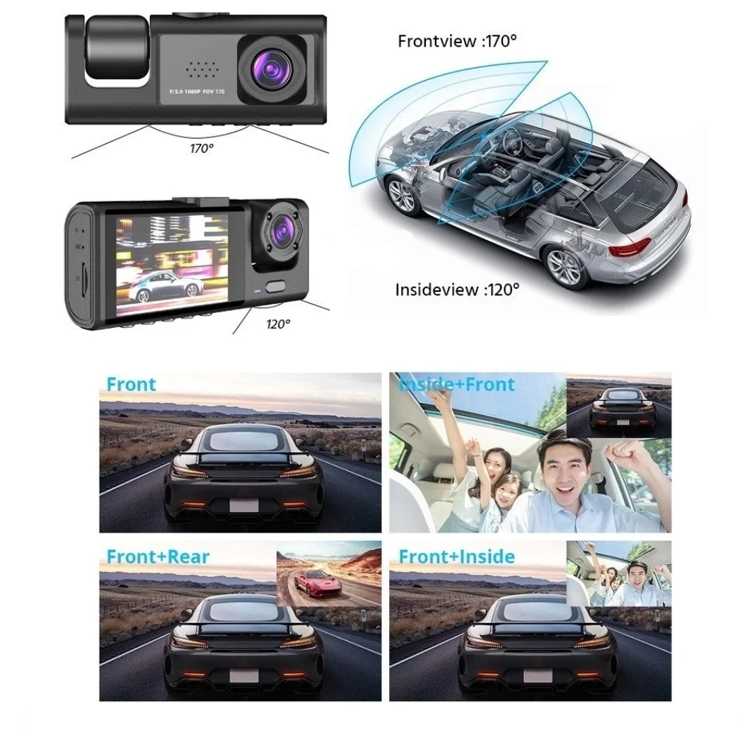 Dual Dash Cam 1080P Front and Interior - photo 5