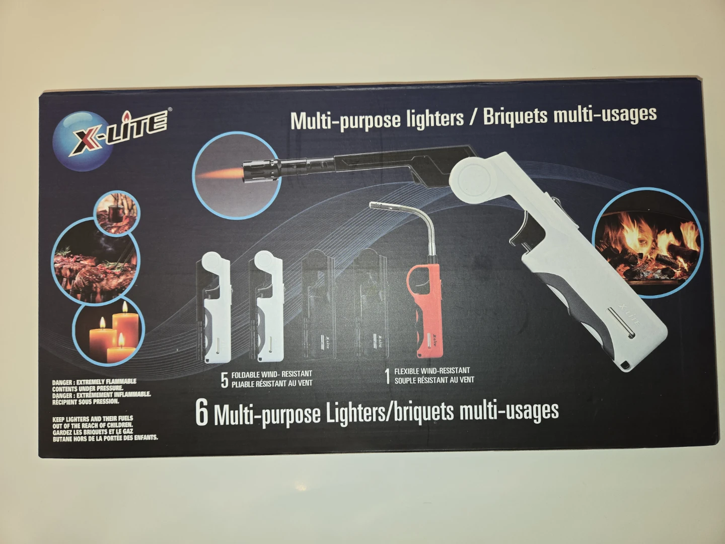 BNIB 6 BBQ Lighters