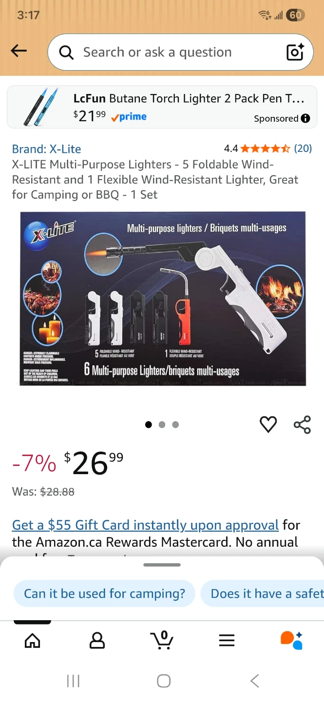 BNIB 6 BBQ Lighters - photo 2