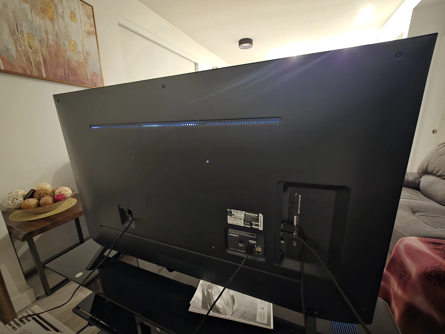 2022 LG 55” NanoCell 4K Smart TV  (2 year used) - photo 2