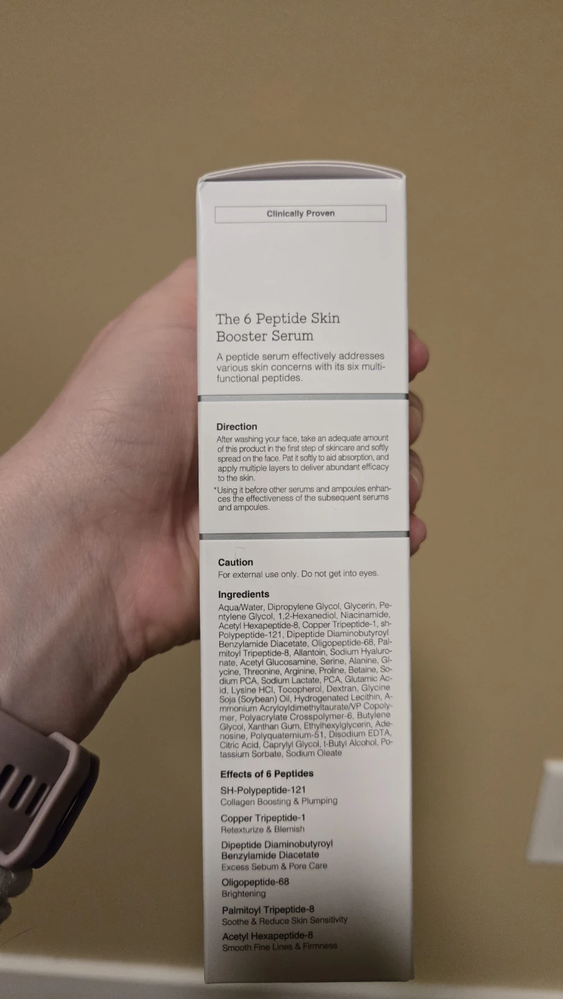 UNOPENED -COSRX The 6 Peptide Skin Booster Serum 150mL - photo 4