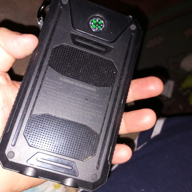 10000mAh Solar Power Bank Charger with Compass - photo 2