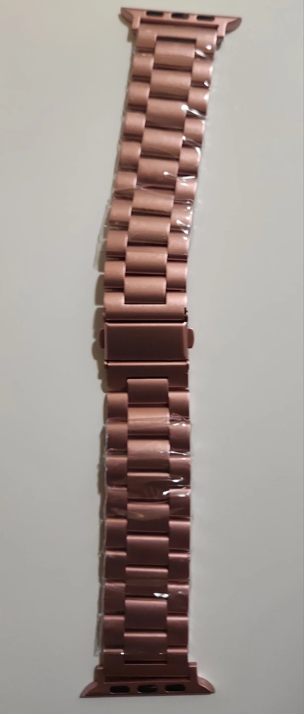 Rose Gold Stainless Steel Watch Band