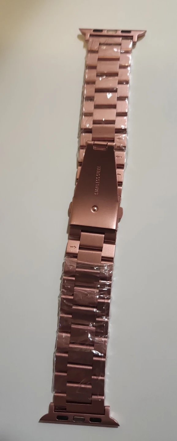 Rose Gold Stainless Steel Watch Band - photo 2