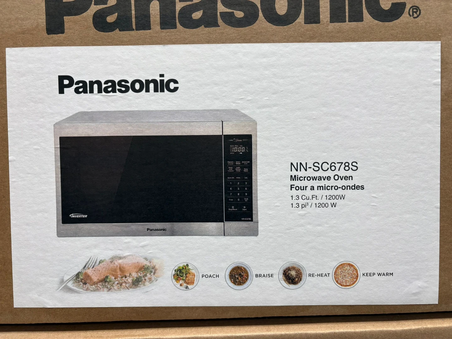 Panasonic NN-SC678S Microwave Oven - 1.3 cu. ft. / 1200W - photo 4