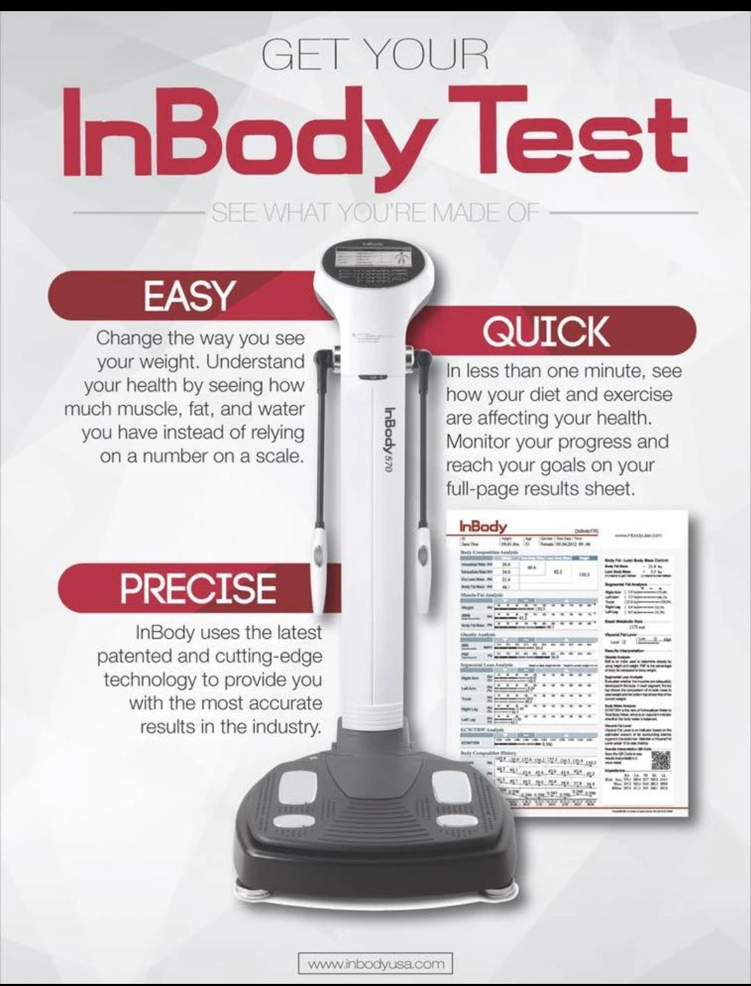 InBody 570 Body Composition Analyzer Scale - photo 3