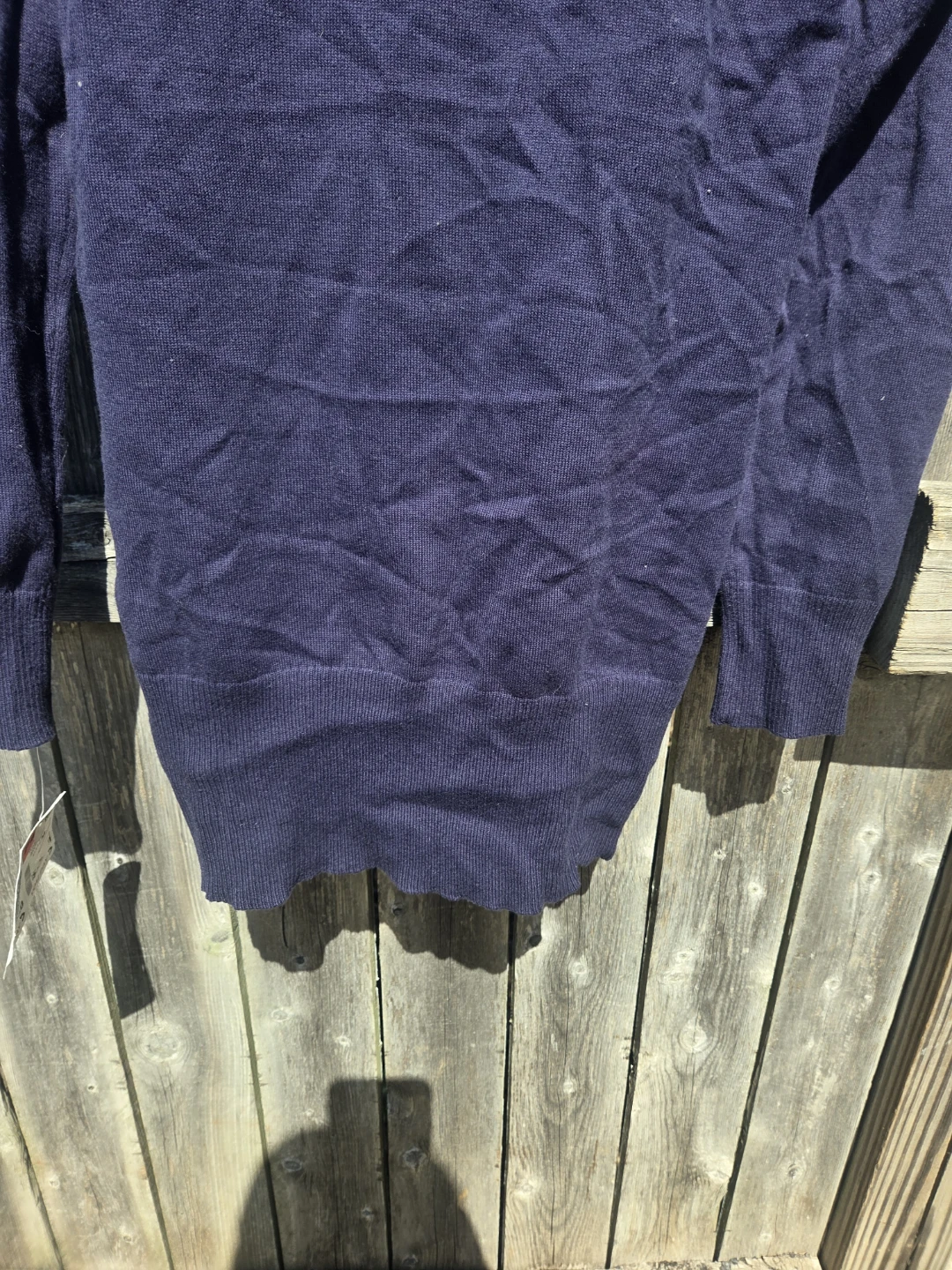 Say What? Navy Blue Turtleneck Sweater - Medium - photo 3