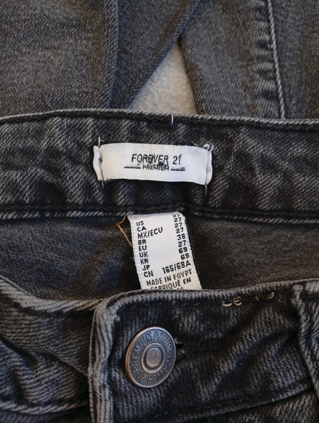 Forever 21 Premium Grey Flare Jeans Size 27 - photo 3