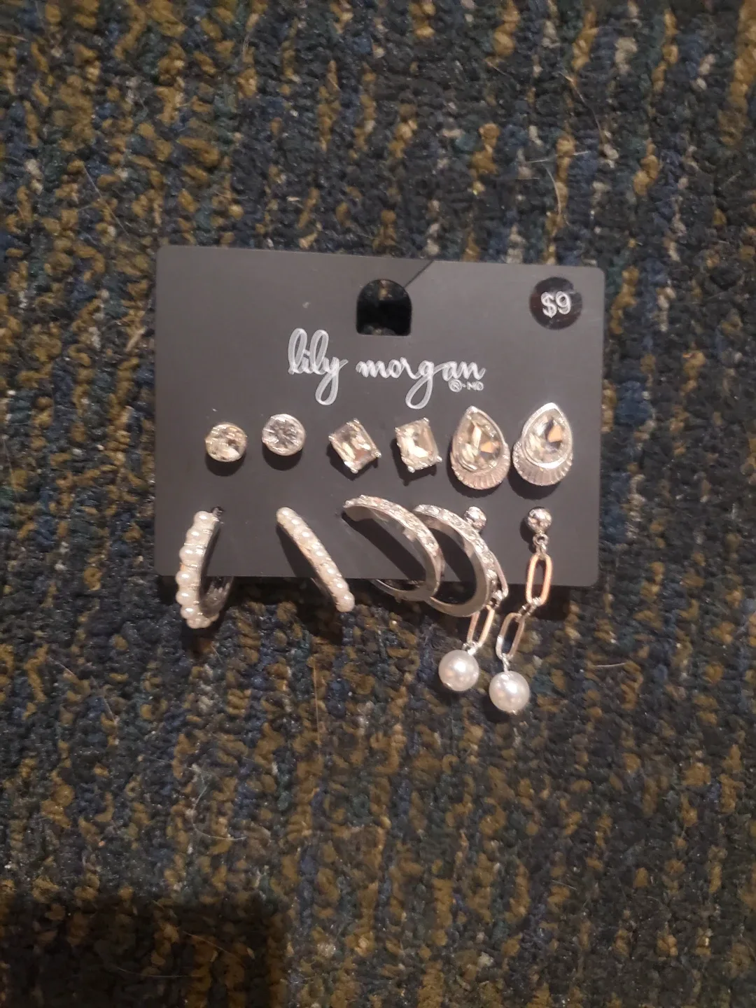 Lily & Morgan Gold Tone Leaf Anklet & Earring Set - photo 2