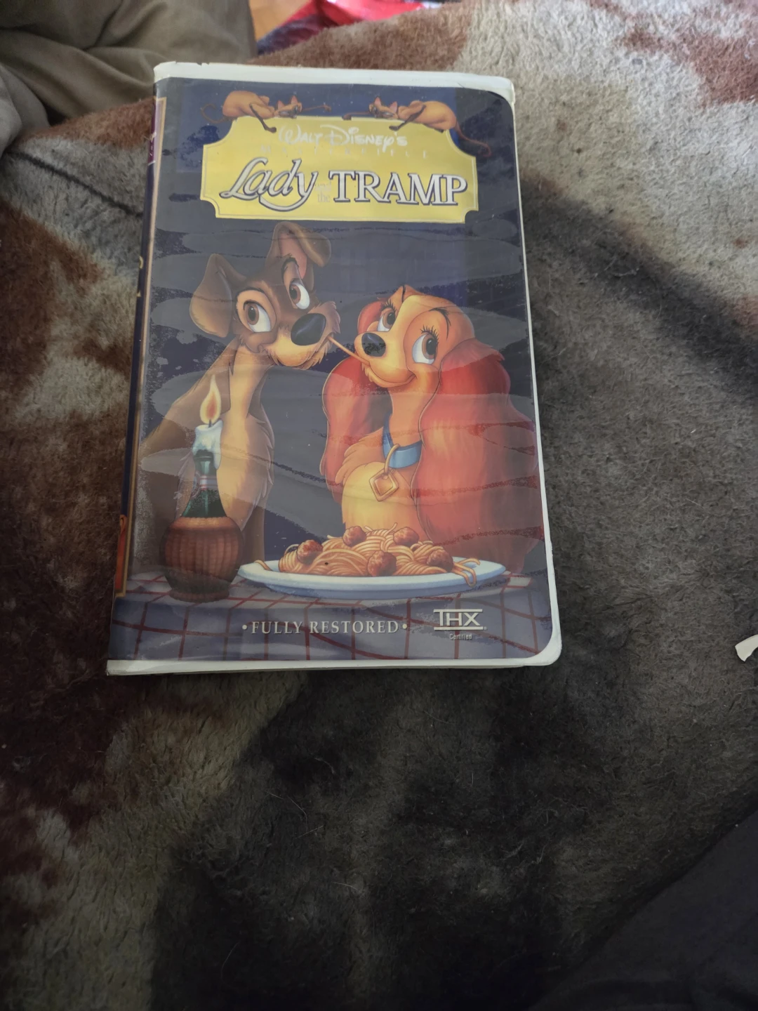 Disney's Lady and the Tramp VHS Tape