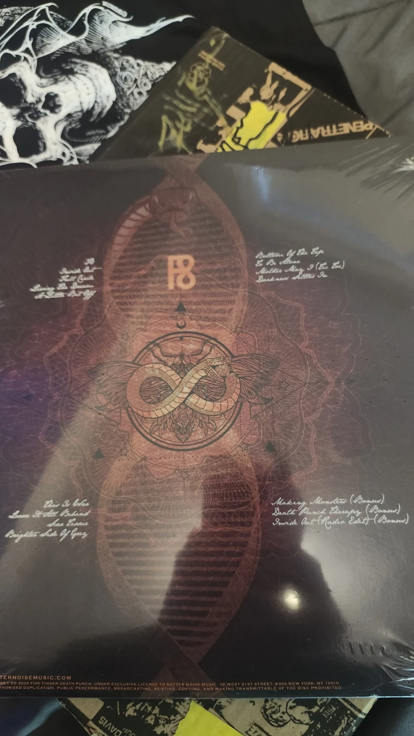 Five Finger Death Punch F8 Double LP Red Vinyl - photo 5