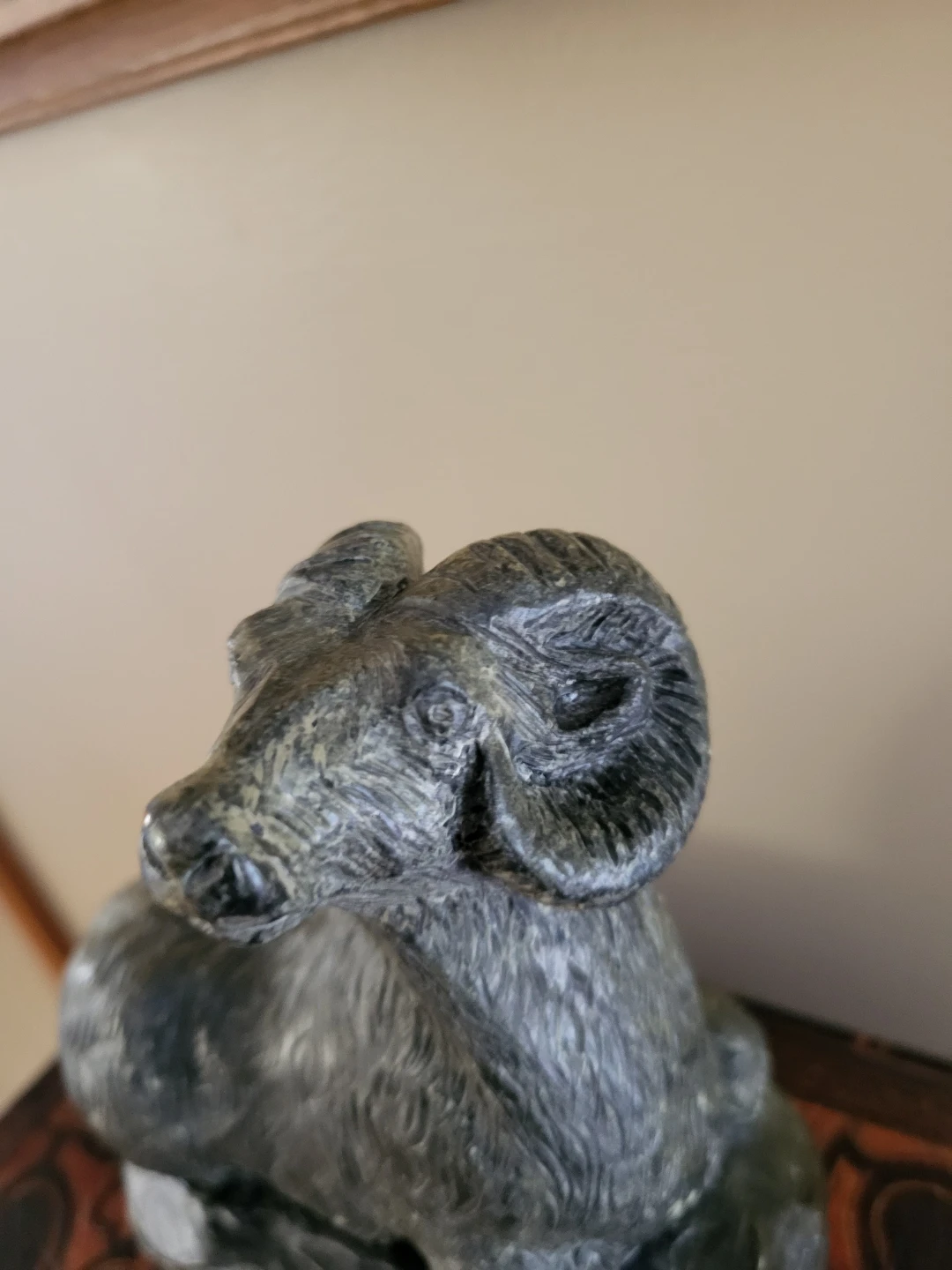 Stone Ram Figurine - photo 3
