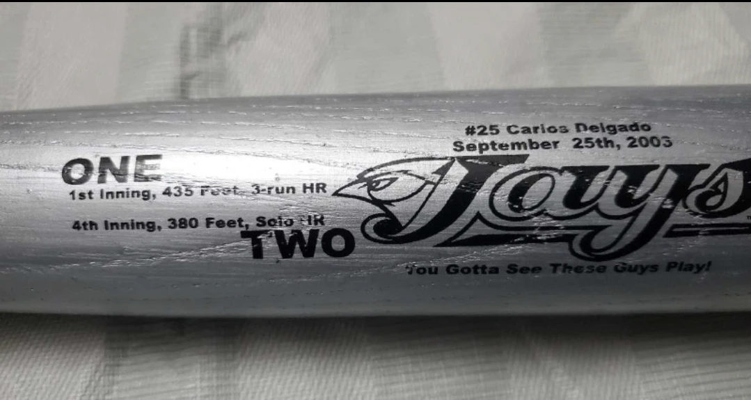 New SGA Louisville slugger Delgado commerative baseball bat - photo 2