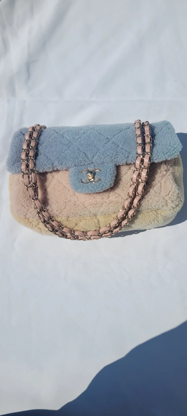 Authentic Chanel Shearling bag
