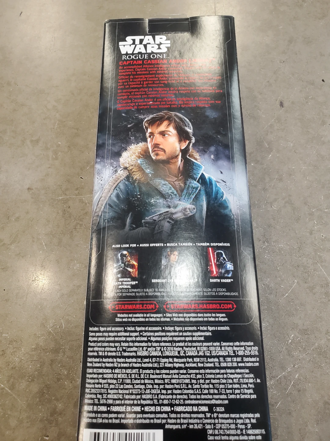 Star Wars Rogue One Cassian Andor Action Figure - photo 2