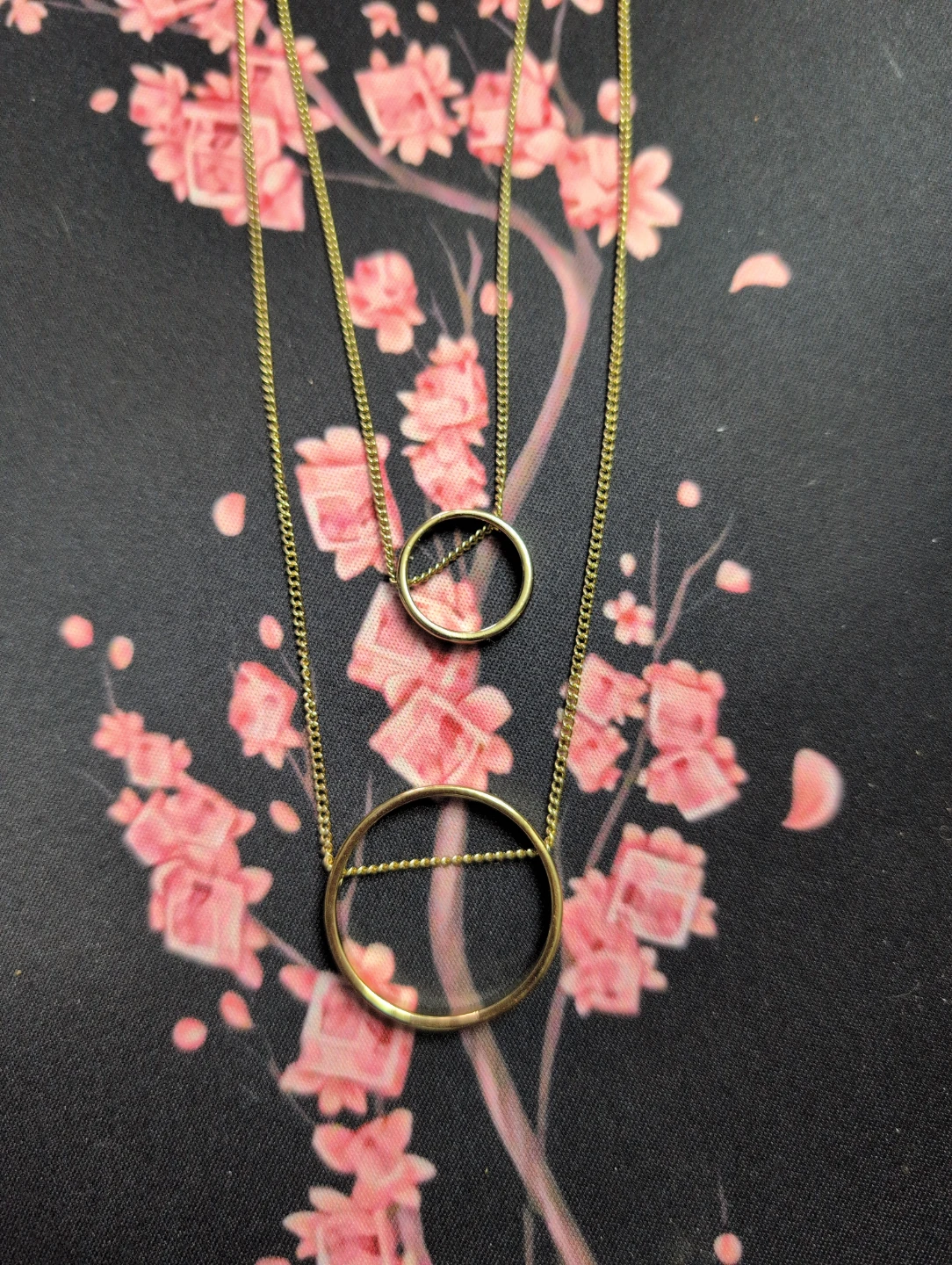Layered Circle Pendant Necklace - photo 4