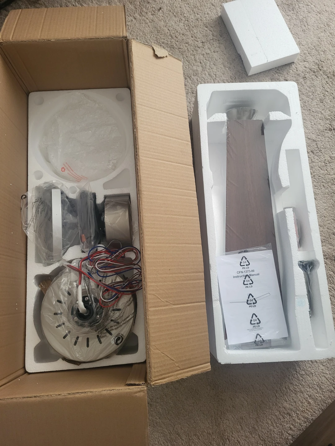 Modern ceiling fan (New in box) - photo 4