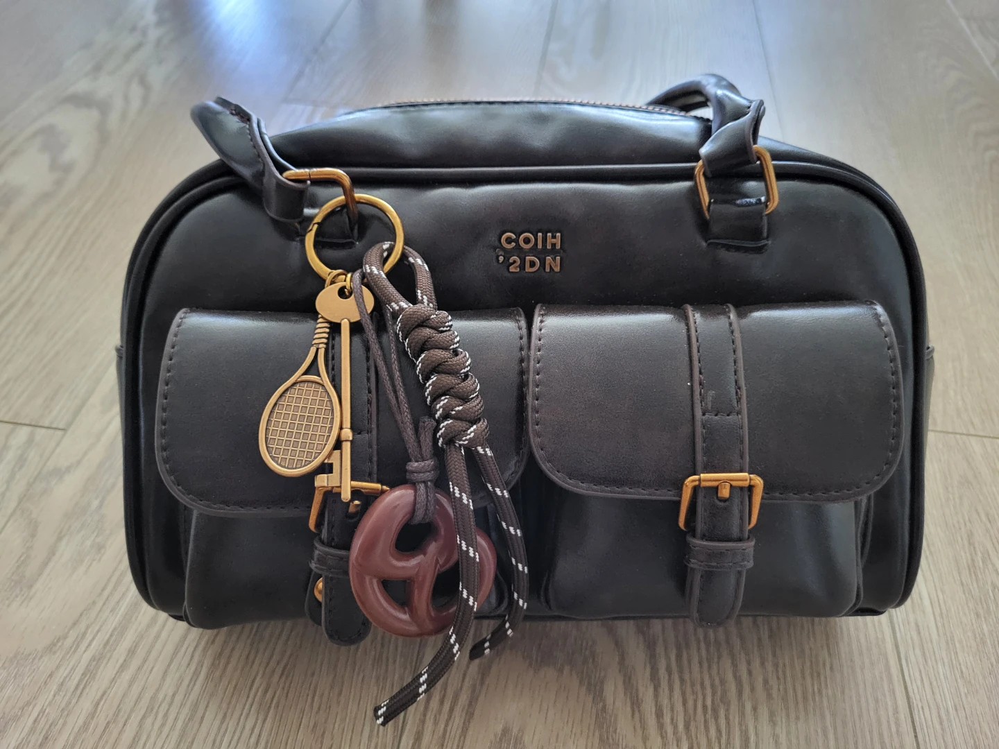 🌱 SHEIN - Brown Faux Leather Shoulder Bag - photo 3