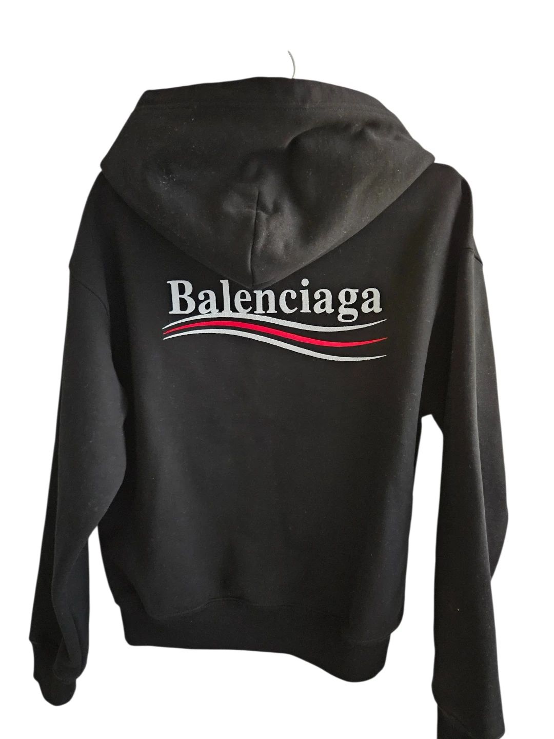 Balenciaga Black Zip-Up Hoodie - photo 3