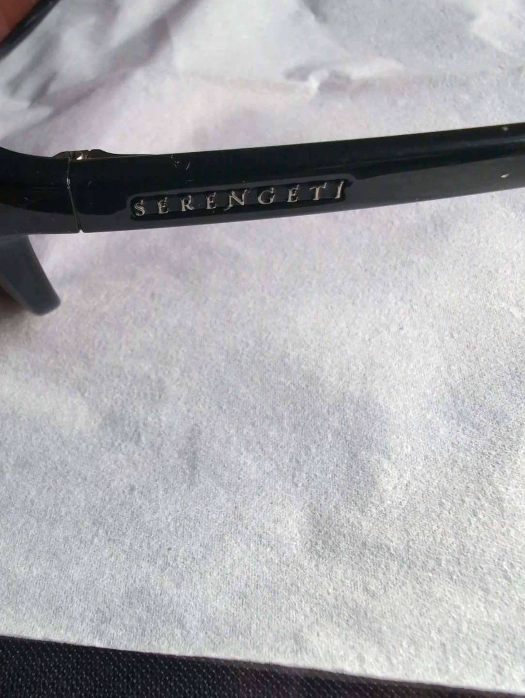 Serengeti Livorno Sunglasses - Shiny Black / Brown Drivers - photo 5