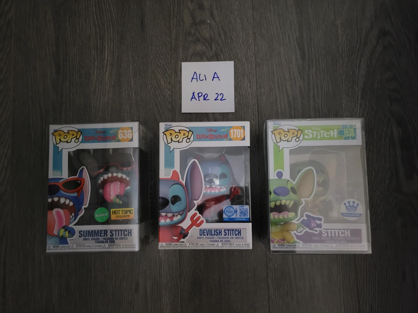 Funko Pop! Disney Stitch Summer, Devilish, and Exclusive figures