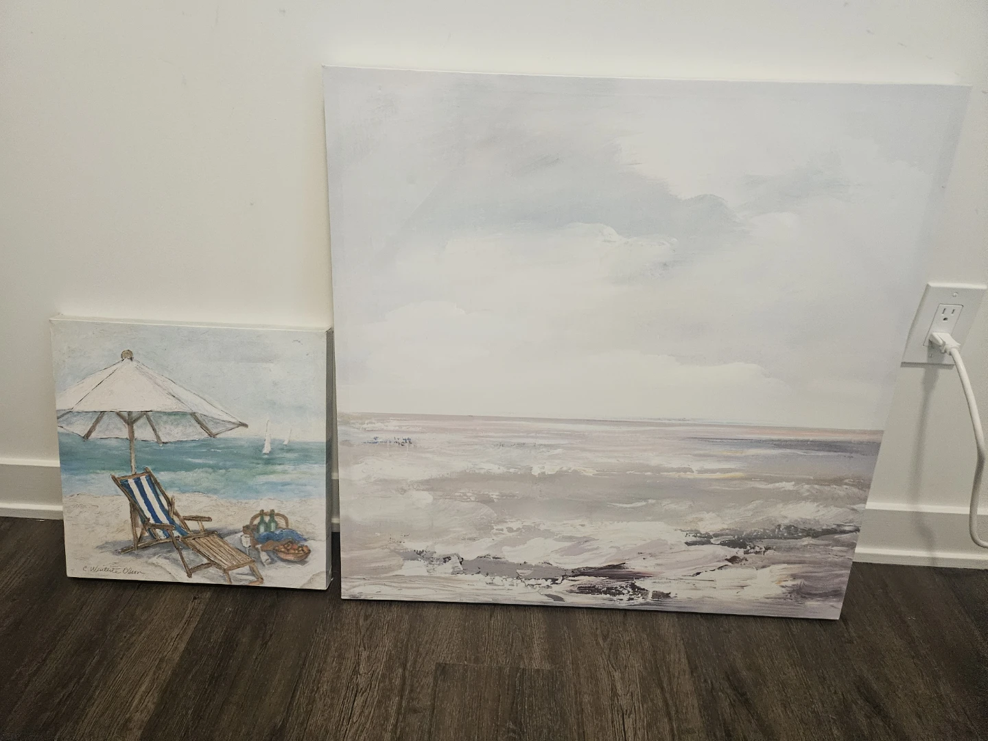 Canvas Wall Art Prints - Beach Scene and Ocean Landscape