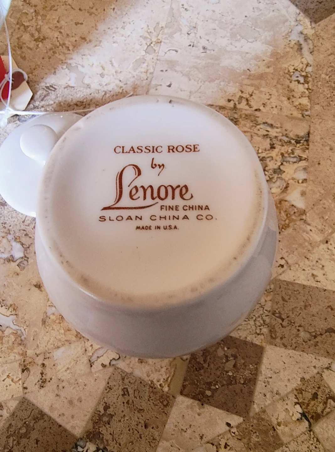 Lenore Classic Rose Fine China Creamer and Sugar Bowl Set - photo 5