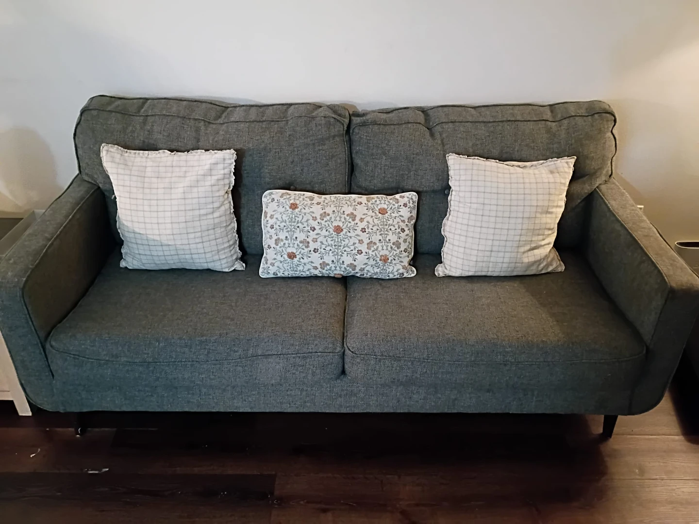 Grey 2-Seater Sofa