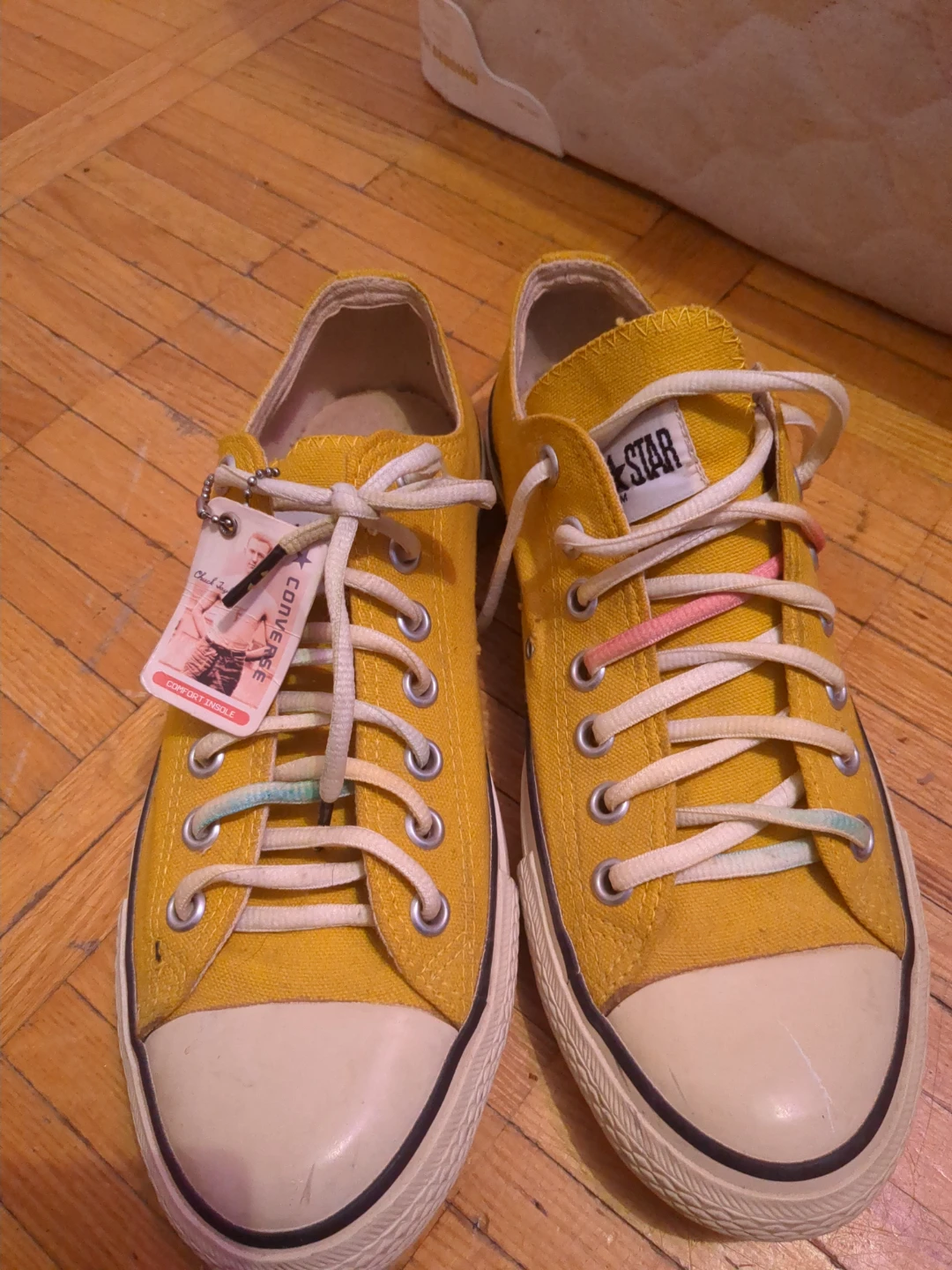 Converse Chuck Taylor All Star Yellow Canvas Sneakers - photo 2