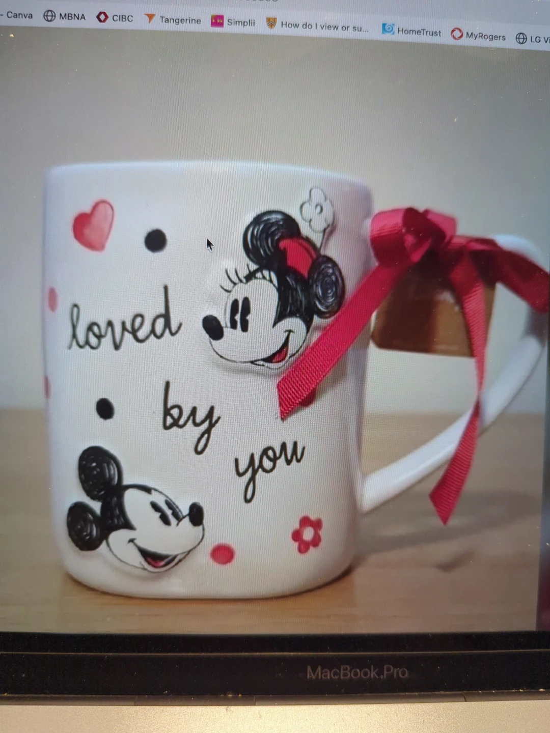 Mickey & Minnie "Loved by You" Mug