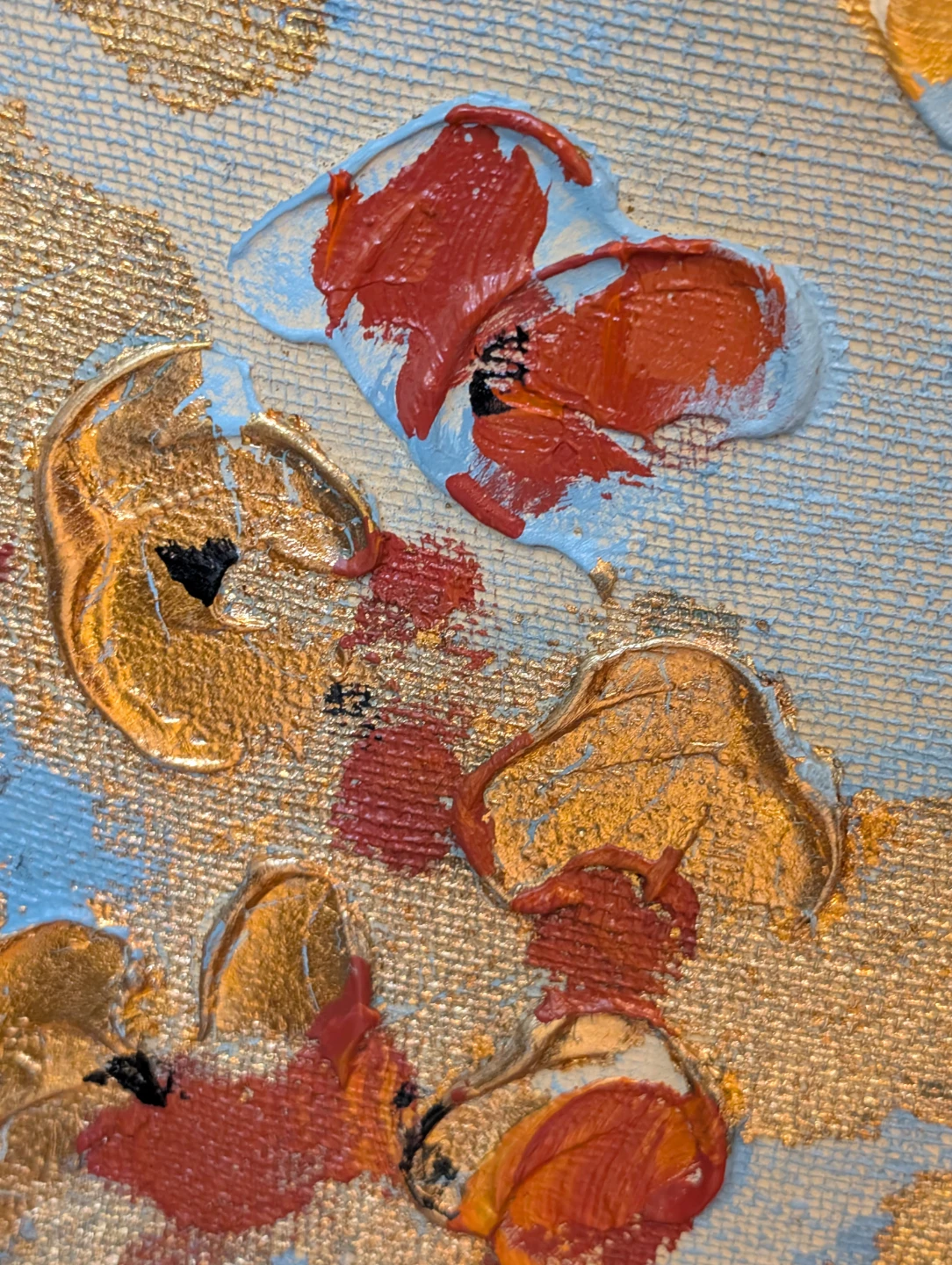 Large Textured canvas painting - photo 3