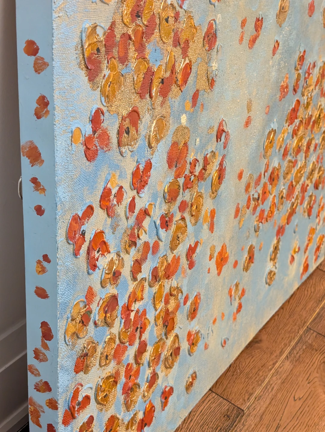 Large Textured canvas painting - photo 5