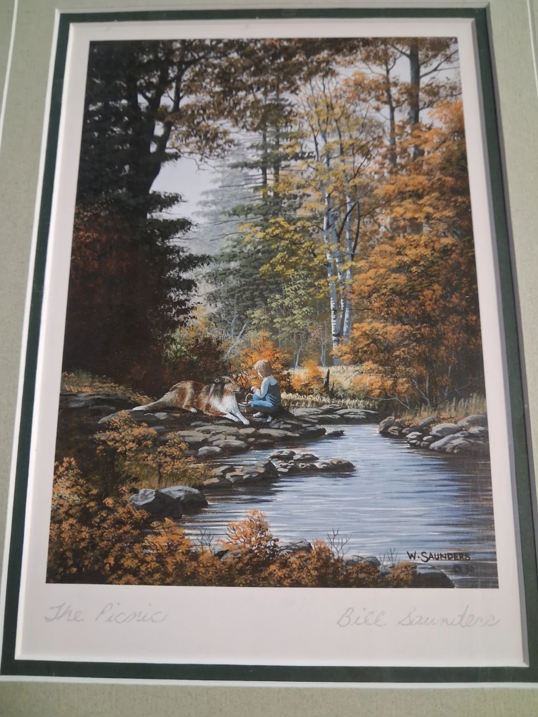 The Picnic by Bill Saunders Art Print