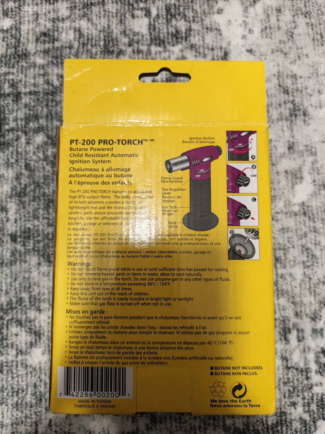 Iroda PT-200 Pro-Torch Butane Powered Torch - photo 4