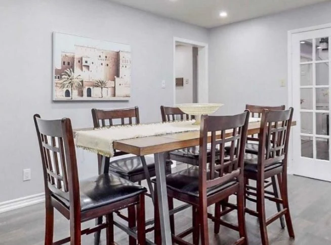 High Top Dining Table Set with 6 Chairs - photo 2