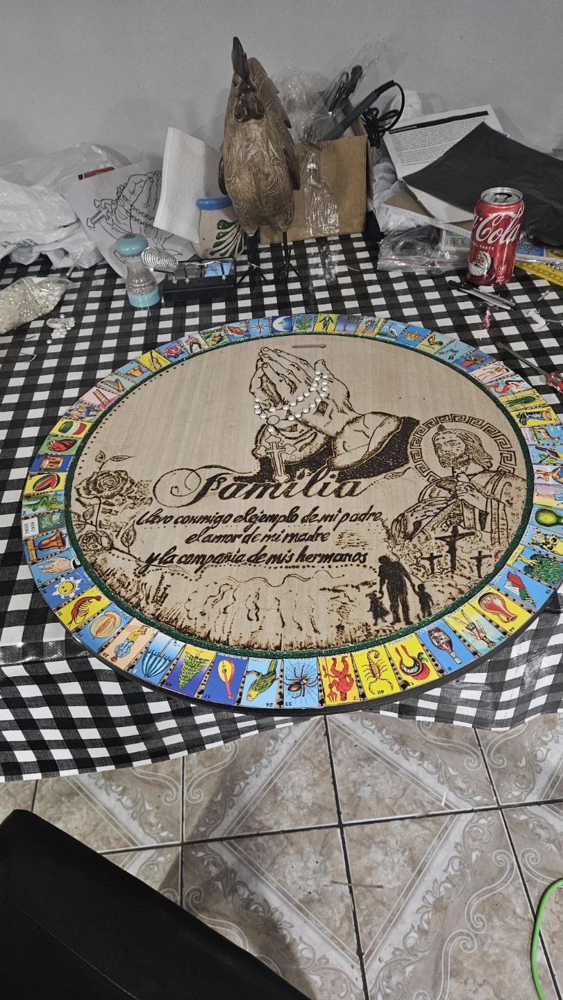 Handmade Loteria Game Board Art - photo 3