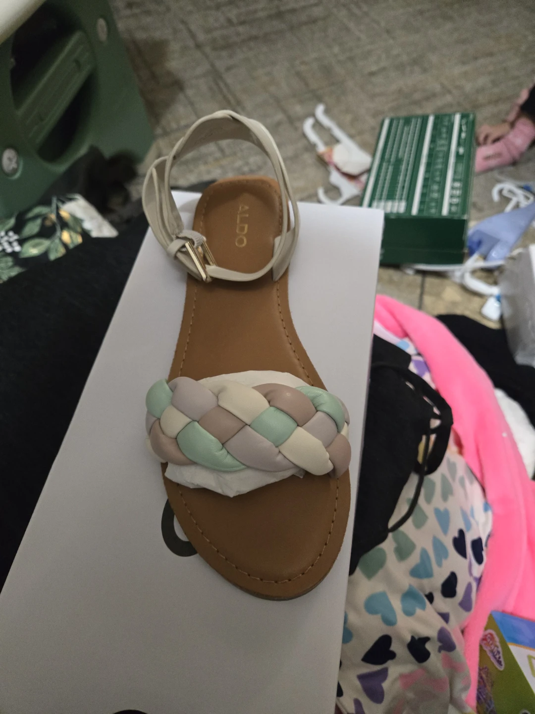 ALDO Women's OMERAN Braided Flat Sandals