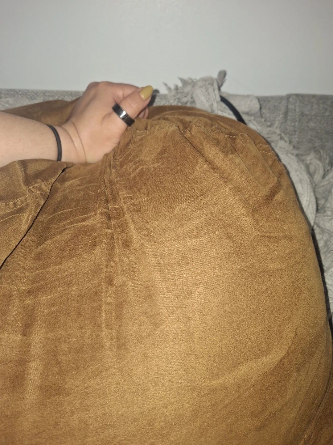 Faux Microsuede Bed Rest Pillow - photo 5