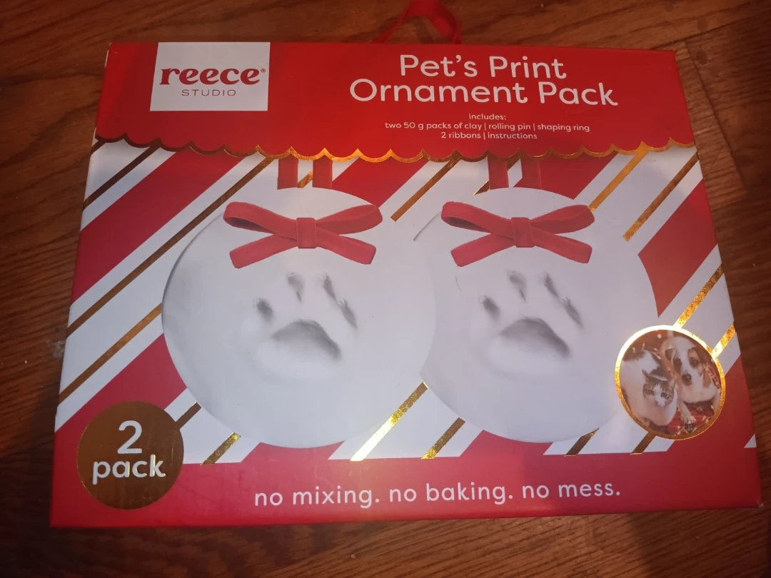 Reece Studio Pet's Print Ornament Pack - 2 Pack